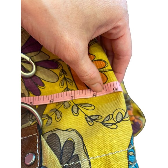 Fossil Long Live Vintage Boho Floral Canvas Weekend Duffel Bag - Picture 15 of 16